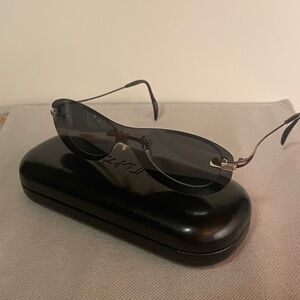 Takumi T9843 Ti-P Black Eyeglasses Hand Made Japan 40[]20-140 W/MAGNET ACCESSORY